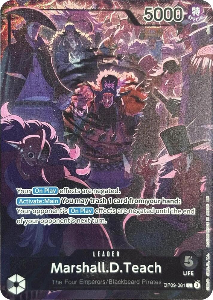 Marshall.D.Teach [OP09-081] Premium Card Collection - 2st Anniversary