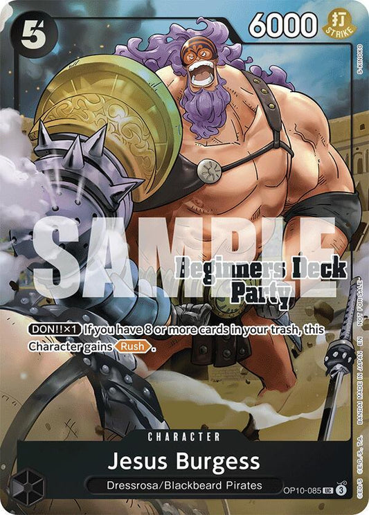 Jesus Burgess [OP10-085] Beginners Deck Party [ST23] - [ST28] Winner Pack