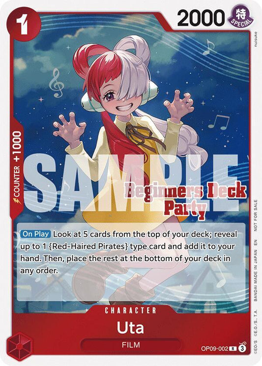 Uta [OP09-002] Beginners Deck Party [ST23] - [ST28] Participation Pack