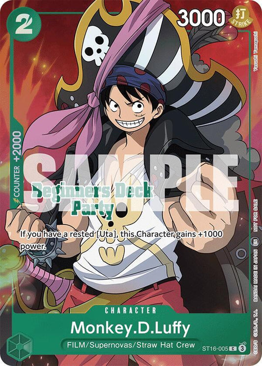 Monkey.D.Luffy [ST16-005] Beginners Deck Party [ST23] - [ST28] Winner Pack