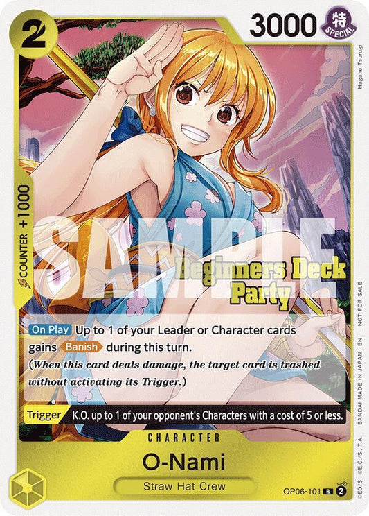 O-Nami [OP06-101] Beginners Deck Party [ST23] - [ST28] Participation Pack