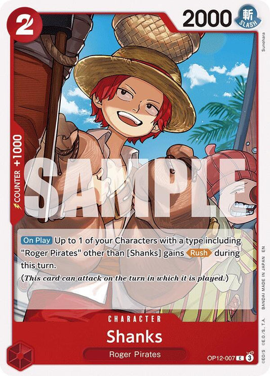 Shanks [OP12-007] OP12 Legacy of the Master