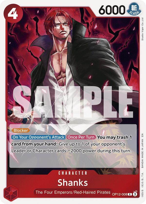Shanks [OP12-008] OP12 Legacy of the Master