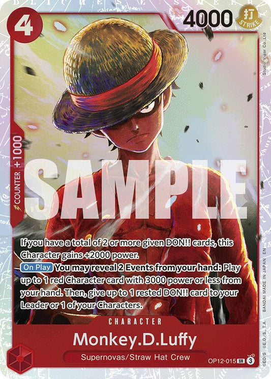 Monkey.D.Luffy [OP12-015] OP12 Legacy of the Master