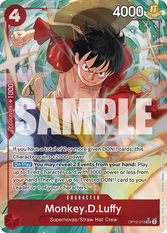 Monkey.D.Luffy (Parallel Alternate Art) [OP12-015] OP12 Legacy of the Master