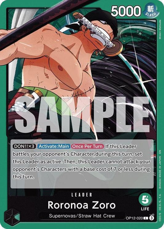 Roronoa Zoro [OP12-020] OP12 Legacy of the Master
