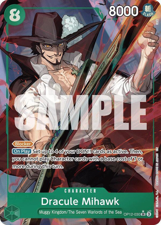 Dracule Mihawk (Parallel Alternate Art) [OP12-030] OP12 Legacy of the Master