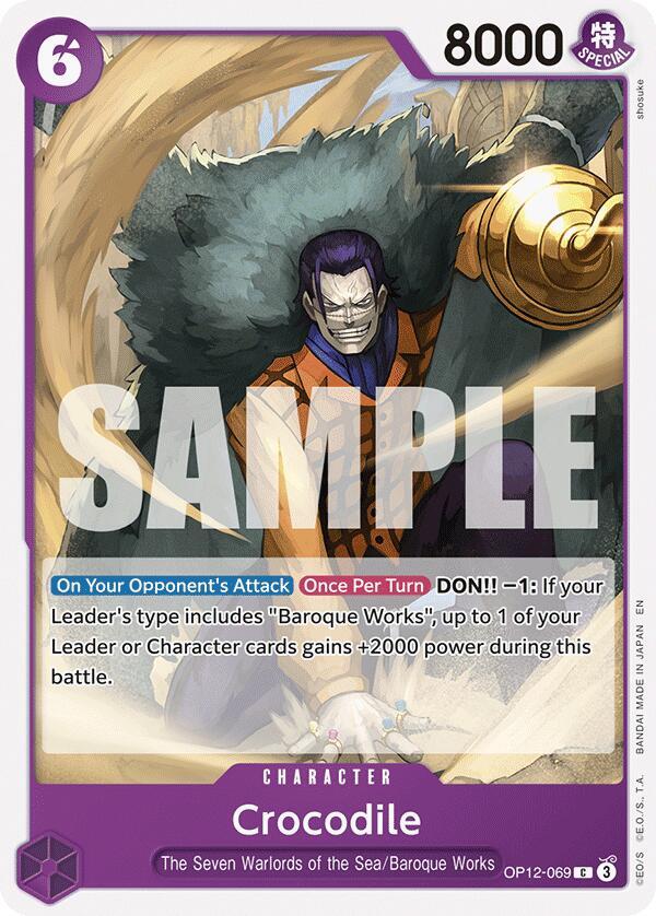 Crocodile [OP12-069] OP12 Legacy of the Master