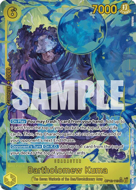 Bartholomew Kuma (Parallel Alternate Art) [OP12-119] OP12 Legacy of the Master