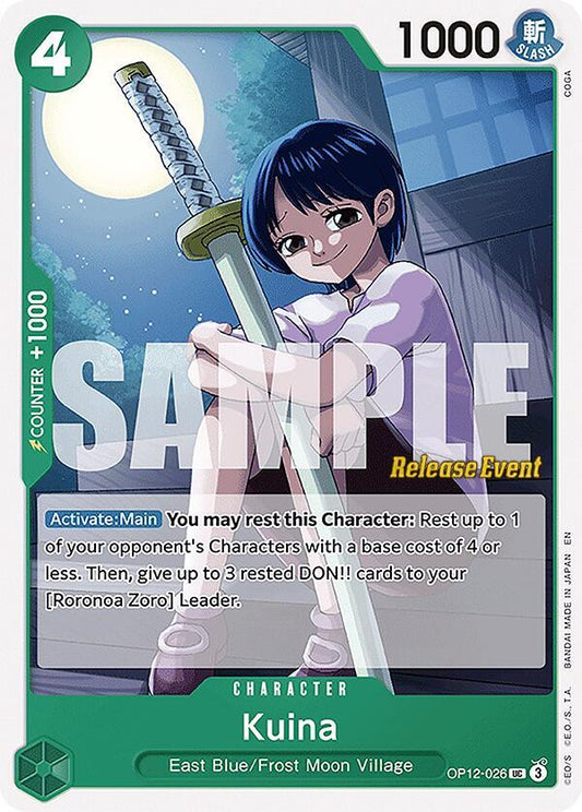Kuina [OP12-026] OP12 Legacy of the Master - Release Pack