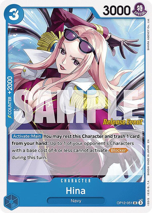 Hina [OP12-051] OP12 Legacy of the Master - Release Pack