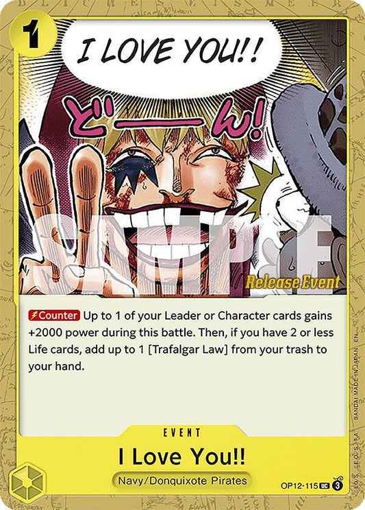 I Love You!! [OP12-115] OP12 Legacy of the Master - Release Pack