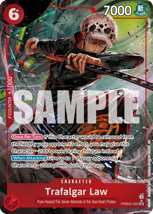 Trafalgar Law (Alternate Art) [PRB02-002] PRB02 Premium Booster -The Best- Vol. 2