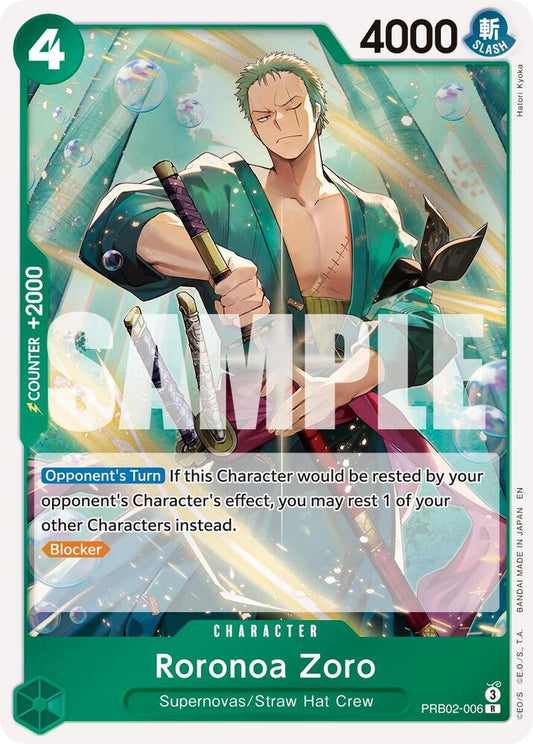 Roronoa Zoro [PRB02-006] PRB02 Premium Booster -The Best- Vol. 2