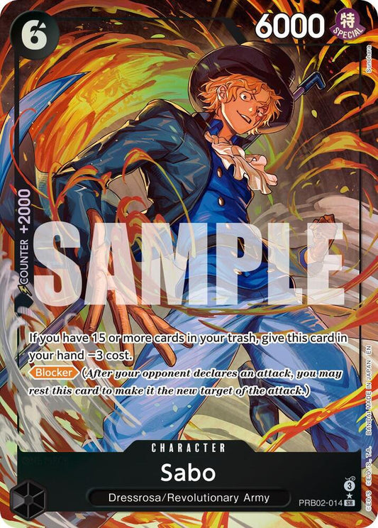 Sabo (Alternate Art) [PRB02-014] PRB02 Premium Booster -The Best- Vol. 2