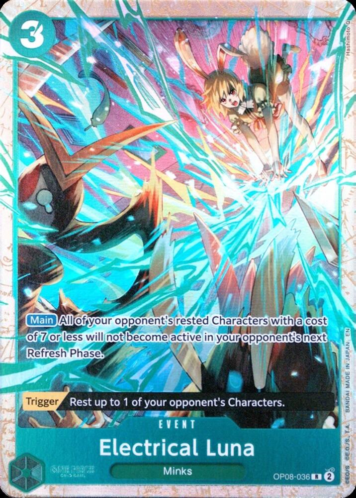 Electrical Luna [OP08-036] Premium Card Collection - Best Selection Vol. 5
