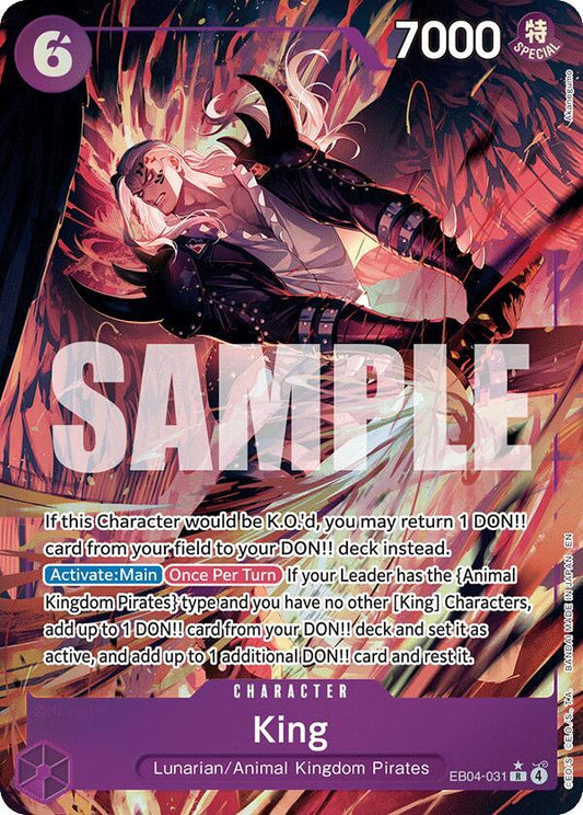 King - [EB04-031] (Alternate Art) OP14 - The Azure Sea's Seven