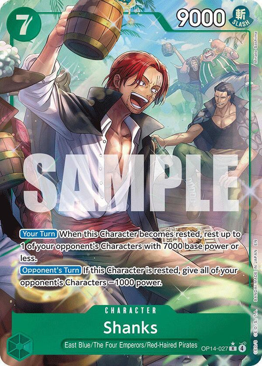 Shanks (Parallel Alternate Art) [OP14-027] OP14 - The Azure Sea's Seven