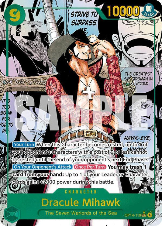 Dracule Mihawk (Manga) [OP14-119] OP14 - The Azure Sea's Seven