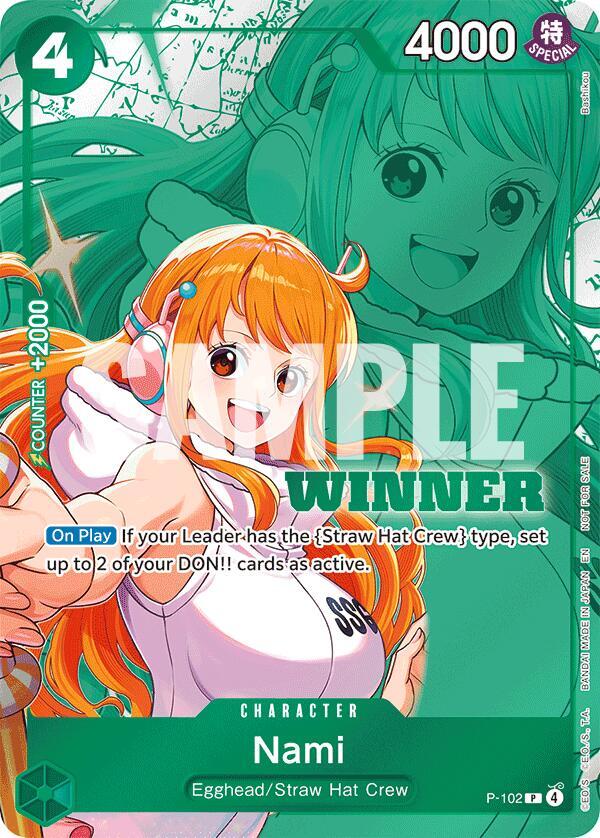 Nami [P-102] - Promo - Winner Pack 2026 Vol. 2