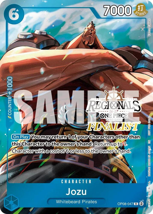 Jozu [OP08-047] Regionals Finalist Card Set 26-27 Vol.2