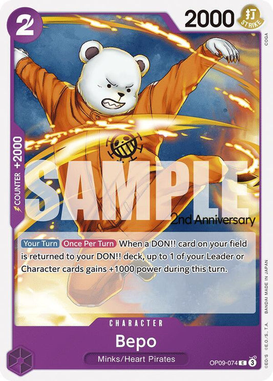 Bepo [OP09-074] 2nd Anniversary - Tournament Pack