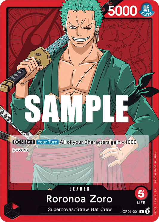 Roronoa Zoro [OP01-001] OP01 - Romance Dawn