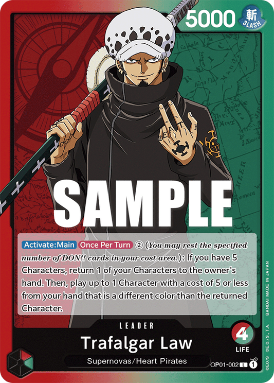 Trafalgar Law [OP01-002] OP01 - Romance Dawn