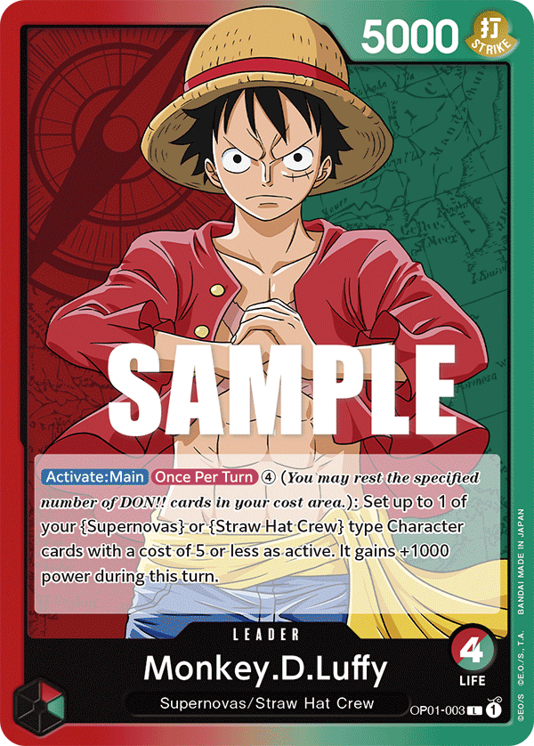 Monkey.D.Luffy [OP01-003] OP01 - Romance Dawn
