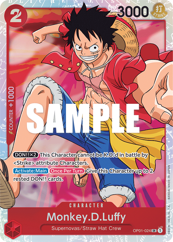 Monkey.D.Luffy [OP01-024] OP01 - Romance Dawn