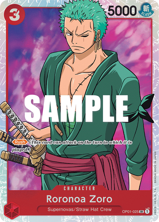Roronoa Zoro [OP01-025] OP01 - Romance Dawn