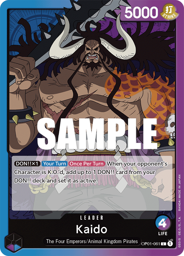 Kaido [OP01-061] OP01 - Romance Dawn