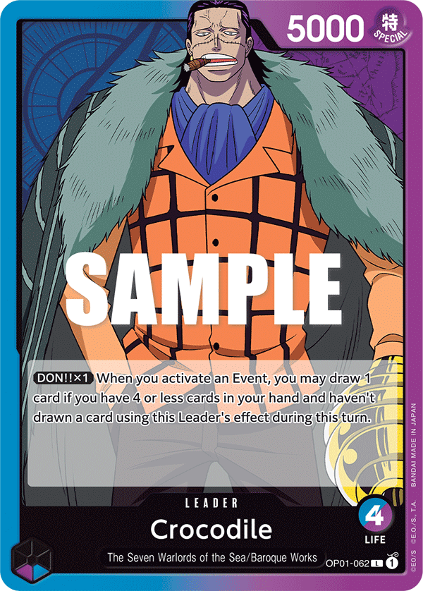 Crocodile [OP01-062] OP01 - Romance Dawn