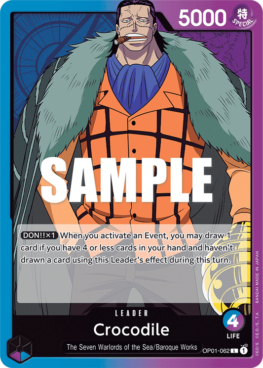 Crocodile [OP01-062] OP01 - Romance Dawn