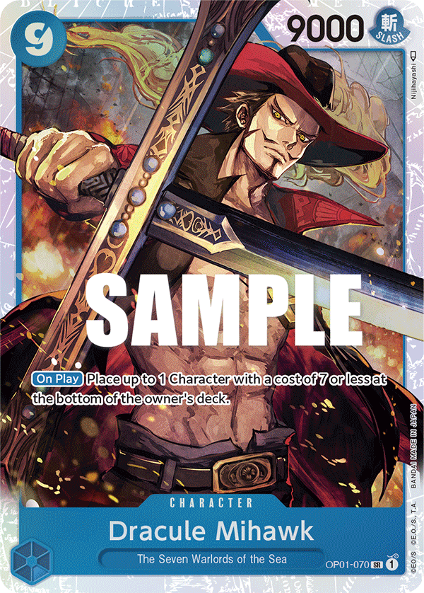 Dracule Mihawk [OP01-070] OP01 - Romance Dawn