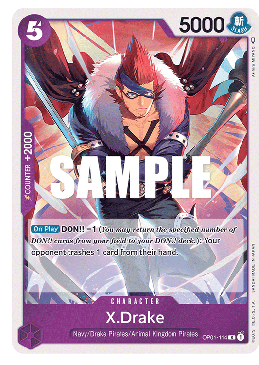 X.Drake [OP01-114] OP01 - Romance Dawn