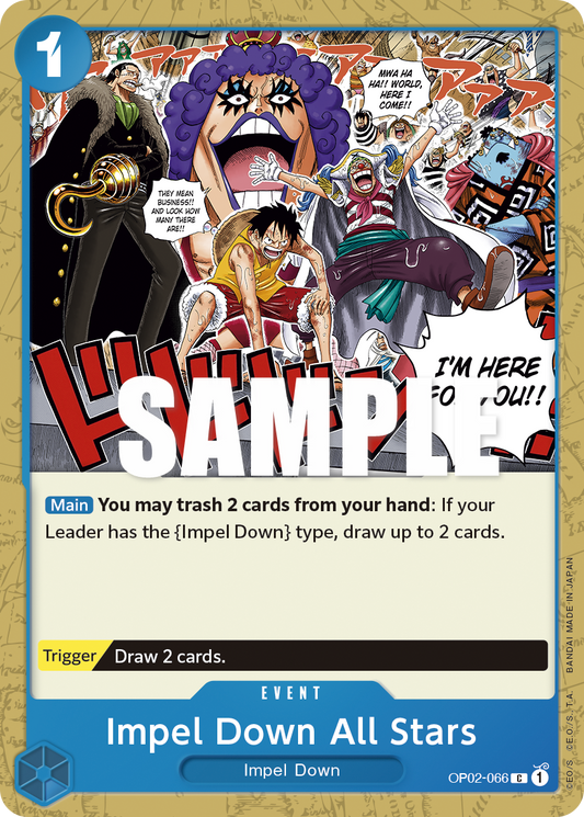 Impel Down All Stars [OP02-066] OP02 - Paramount War