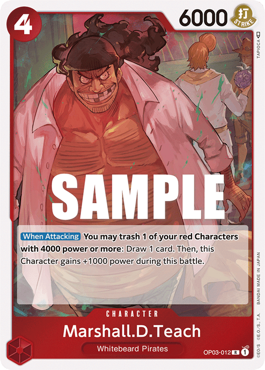 Marshall.D.Teach [OP03-012] OP03  - Pillars of Strength