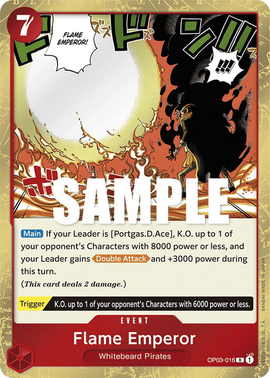 Flame Emperor [OP03-016] OP03  - Pillars of Strength