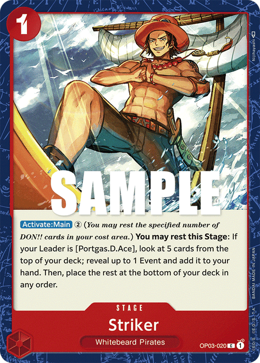 Striker [OP03-020] OP03  - Pillars of Strength