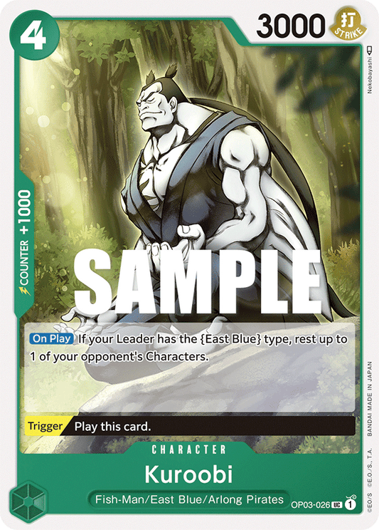 Kuroobi [OP03-026] OP03  - Pillars of Strength
