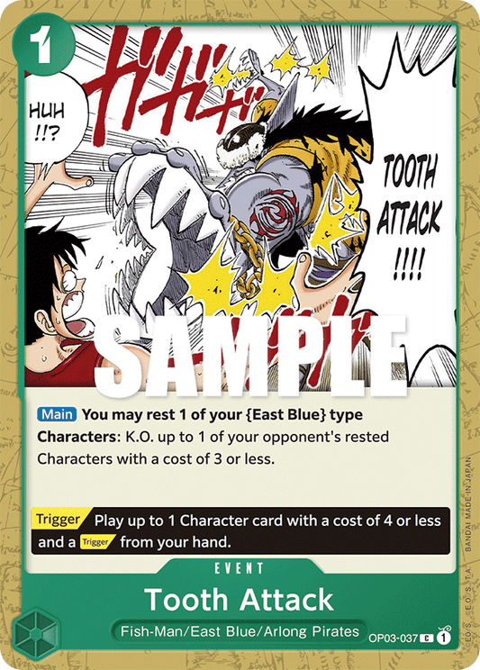 Tooth Attack [OP03-037] OP03  - Pillars of Strength
