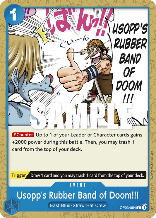 Usopp's Rubber Band of Doom!!! [OP03-054] OP03  - Pillars of Strength