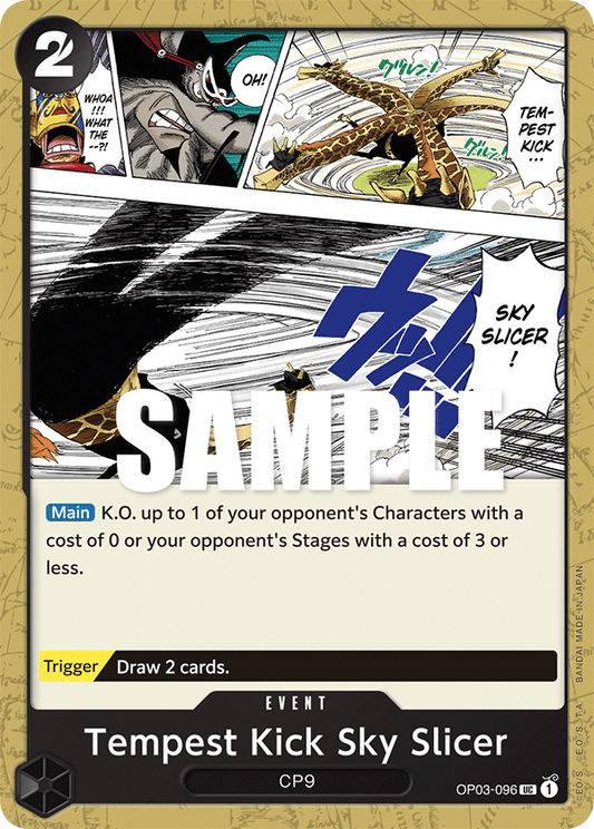 Tempest Kick Sky Slicer [OP03-096] OP03  - Pillars of Strength