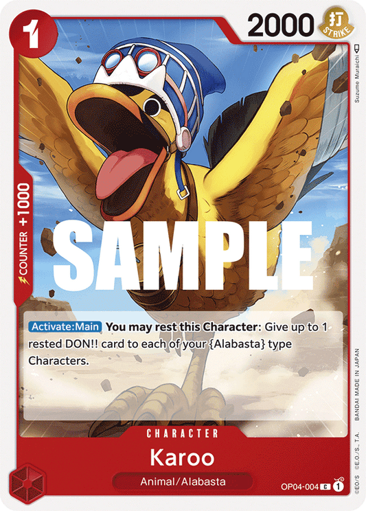 Karoo [OP04-004] OP04 - Kingdoms of Intrigue