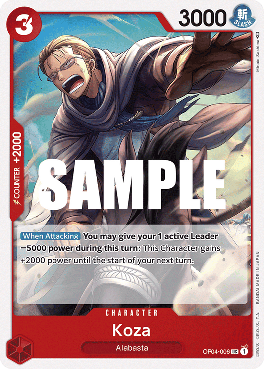 Koza [OP04-006] OP04 - Kingdoms of Intrigue