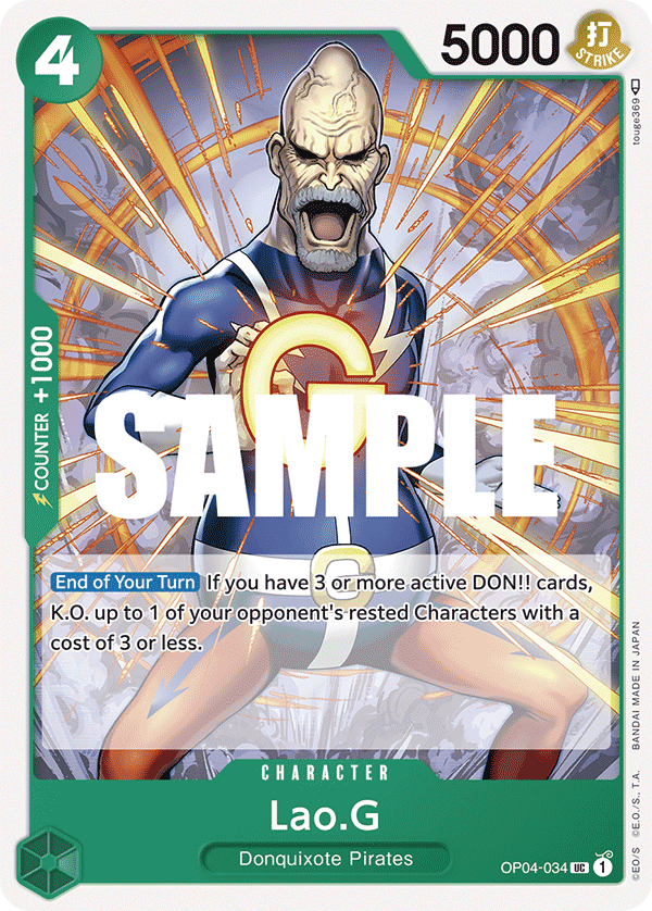 Lao.G [OP04-034] OP04 - Kingdoms of Intrigue