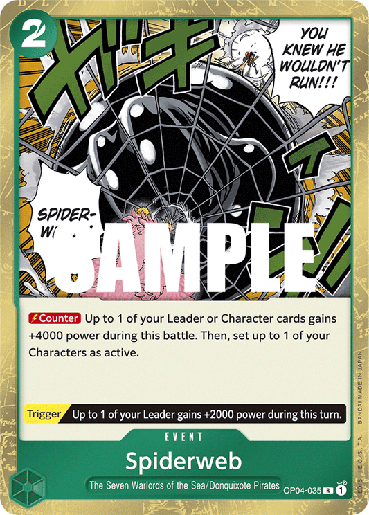 Spiderweb [OP04-035] OP04 - Kingdoms of Intrigue