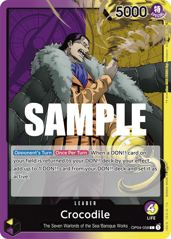 Crocodile [OP04-058] OP04 - Kingdoms of Intrigue
