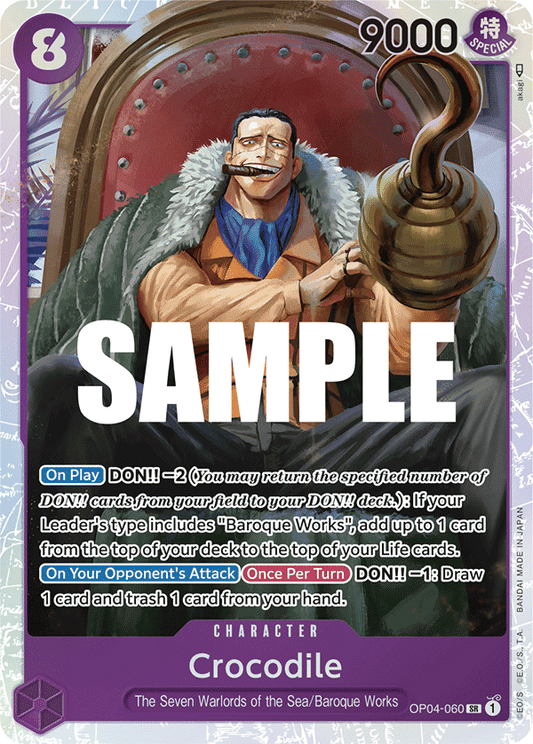 Crocodile [OP04-060] OP04 - Kingdoms of Intrigue